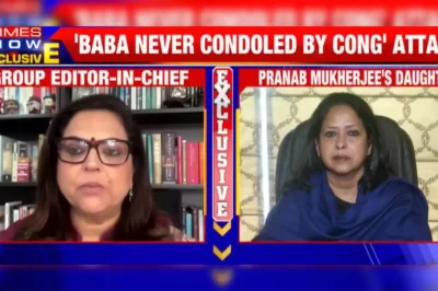 Was Dr. Singh Denied Bharat Ratna? Sharmistha Mukherjee Opens Up Amid Memorial Controversy