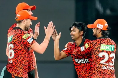 Zeeshan Ansari claims three wickets for SRH but they lose to DC.