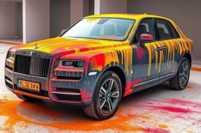 Stained car from Holi celebrations? Learn how to clean it.