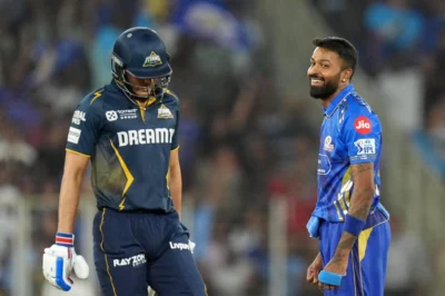 Hardik Pandya has dismissed Shubman Gill for the fourth time in the IPL.