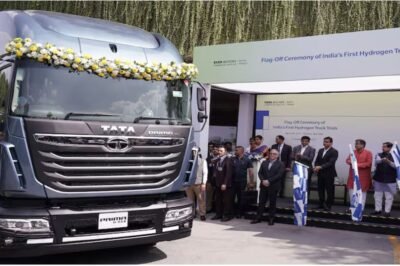 Tata Motors begins hydrogen truck trials on Indian roads.