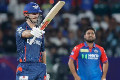 Mitchell Marsh reaches 4,500 T20 cricket runs.