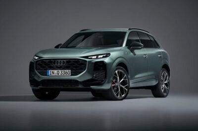 Audi reveals redesigned Q3 SUV featuring hybrid powertrains.
