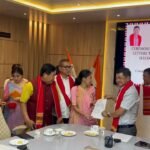 MLA DARSING RONGHANG ATTENDED THE engagement letters distribution.
