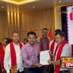 Hon'ble MLA Darsing Ronghang witnessed the BJP Mass Joining Program.