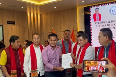 Hon'ble MLA Darsing Ronghang witnessed the BJP Mass Joining Program.