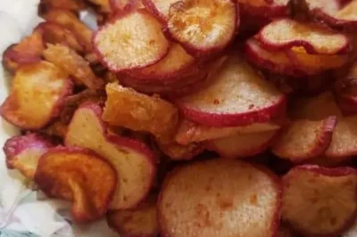 Skip the nachos and instead enjoy some crispy radish slices today.