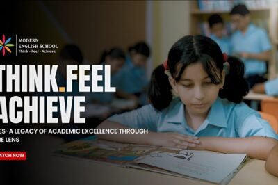 Modern English School Kahilipara launches academic video on the occasion of Children’s Day.