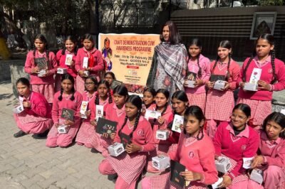 Craft Demonstration and Awareness Programme at Government Girls Senior Secondary School No. 2, Najafgarh, New Delhi