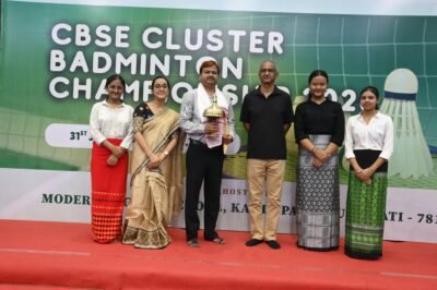 Modern English School, Kahilipara Hosts CBSE Cluster-I Badminton Championship 2026 for the Second Consecutive Year, Welcoming 450+ Young Shuttlers from Northeast India