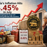India’s Retail Inflation Rises to 4.45% in July: RBI Faces a Delicate Growth-Price Stability Balancing Act
