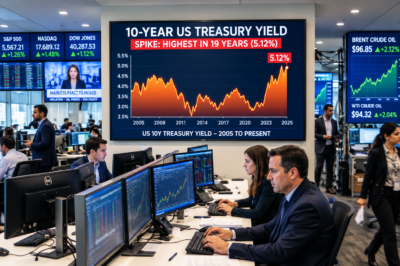 US Treasury Yields Surge, Signalling a New Era of Global Financial Uncertainty