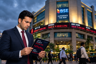 Indian Stock Market Faces Renewed Pressure as Nifty Slips Below 23,350