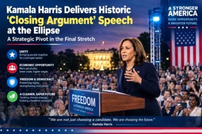 Kamala Harris Delivers Historic Ellipse Address: Championing Democracy, Economic Opportunity and Civil Rights in Final Push for the 2024 US Presidential Election