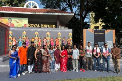 Royal Enfield Unveils ‘Dasharoopi’ in Guwahati: A Unique Durga Idol Crafted from Motorcycle Parts