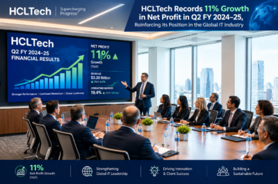 HCLTech Records 11% Growth in Net Profit in Q2 FY 2024–25, Reinforcing Its Position in the Global IT Industry