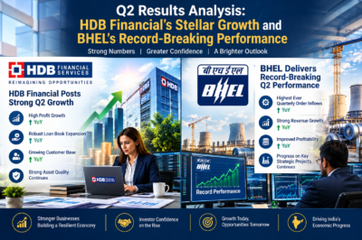 HDB Financial Services Reports Strong Profit Growth as BHEL Shares Reach Record High