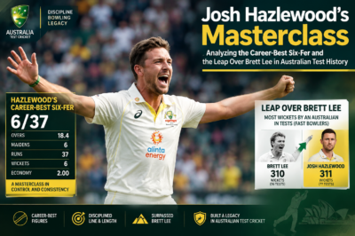 Josh Hazlewood’s Outstanding Bowling Performance Underlines the Importance of Precision in Test Cricket