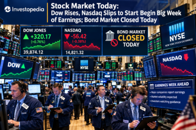 Dow Advances Towards Record Highs as Nasdaq Faces Tech-Sector Pressure