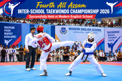 Fourth All Assam Inter-School Taekwondo Championship 2026 Successfully Held at Modern English School