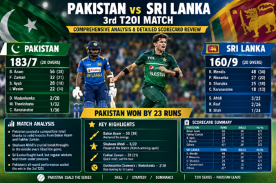 Sri Lanka’s Impressive Victory Over Pakistan in Third T20I: A Showcase of Skill, Strategy and Determination