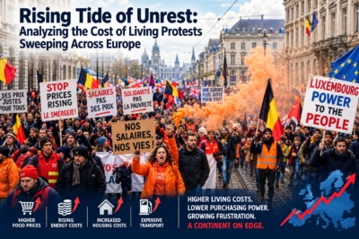 Europe Faces Mounting Economic Pressure as Cost-of-Living Protests Intensify