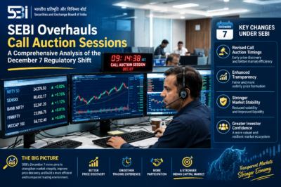 SEBI’s Call Auction Reforms: Advancing Transparency, Fair Pricing and Efficiency in Indian Capital Markets
